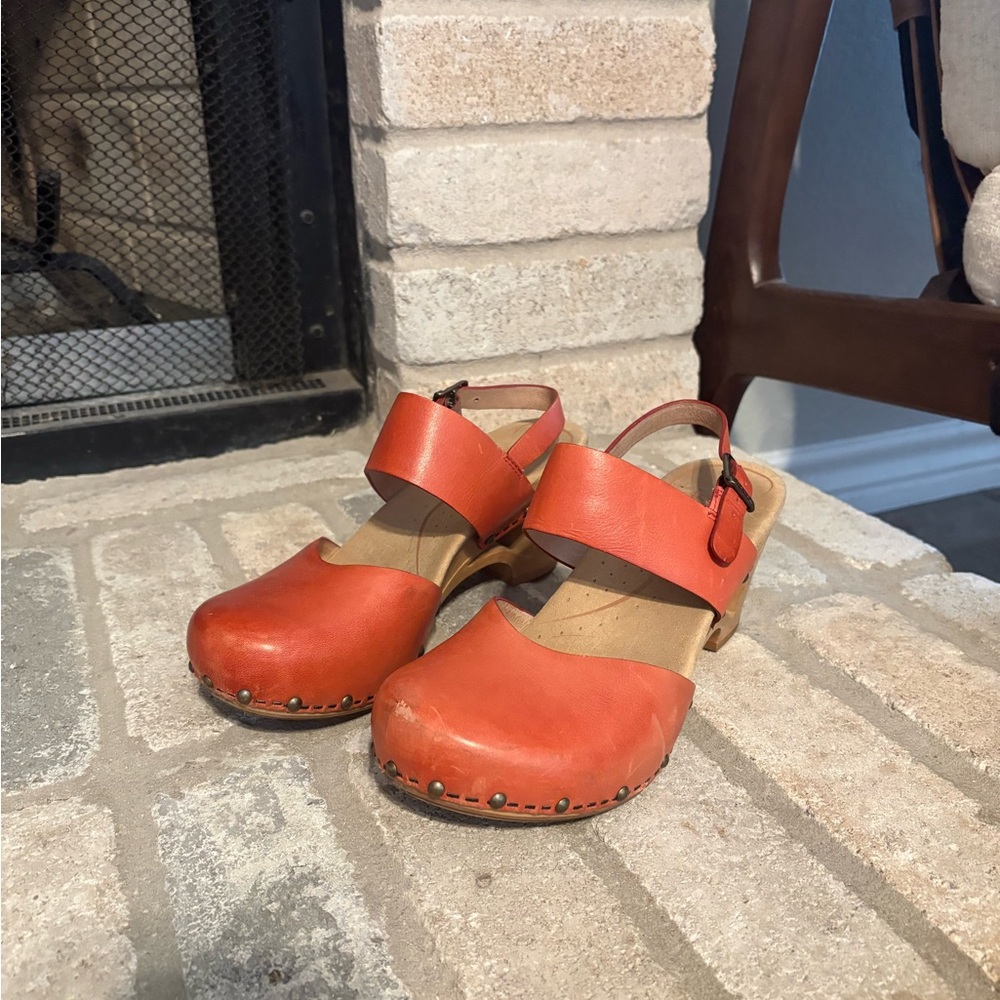 Dansko Thea Burnt Orange Clogs